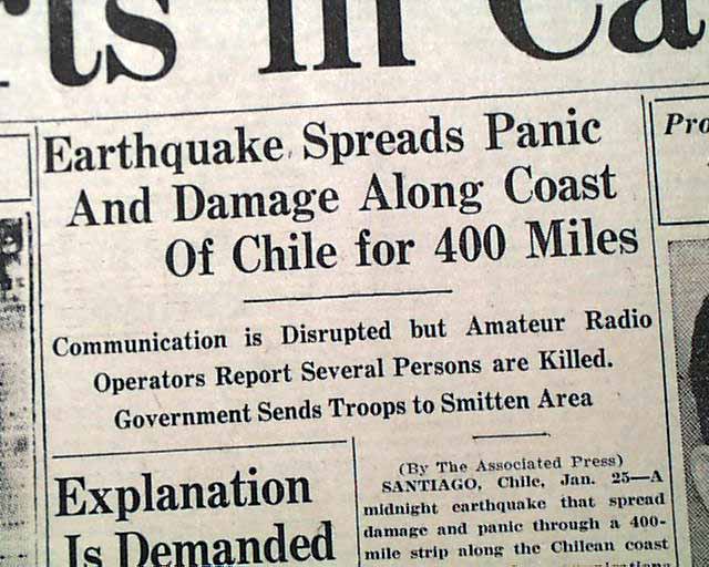 Image result for images 1939 earthquake