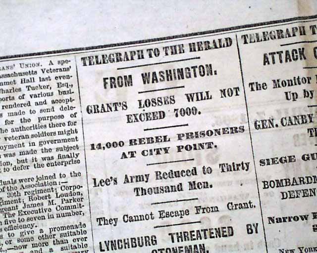 1865 ROBERT E. LEE SURRENDERS ? Gen. Ulysses S. Grant Wins Civil War