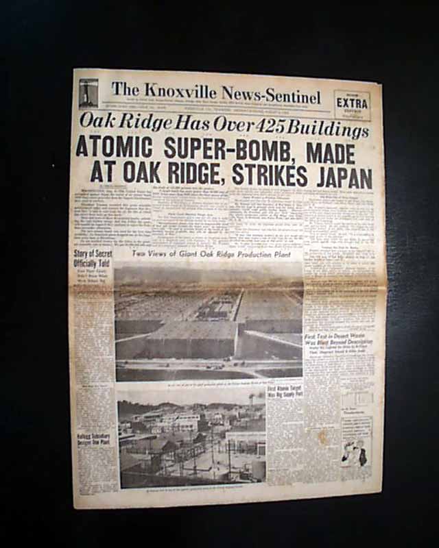 Extremely significant issue on the atomic bomb...