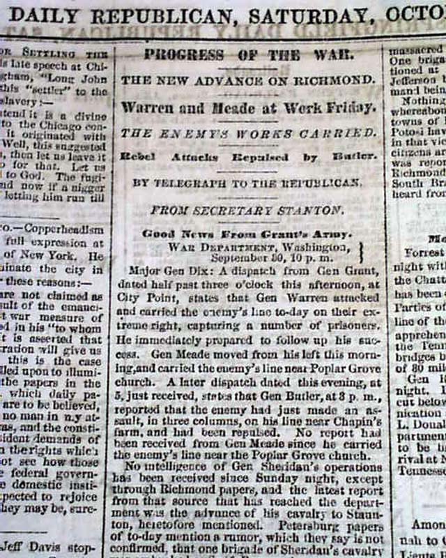 CENTRALIA MASSACRE Missouri w/ Bloody Bill Anderson 1864 Old Civil War