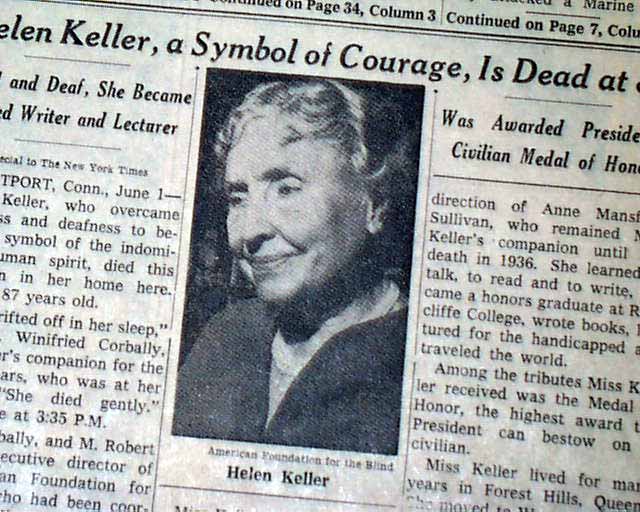 Helen Keller Biography Death | everything has its wonders even darknes by helen keller Helen Keller Biography Death | everything has its wonders even darknes by helen keller