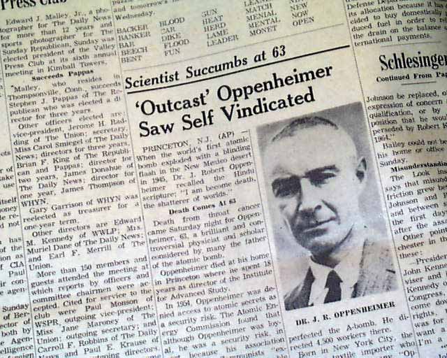 robert-oppenheimer-death-atomic-bomb-rarenewspapers