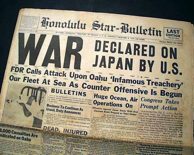 Pearl harbor paper