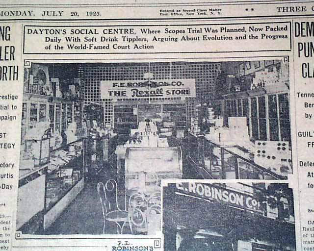 Scopes Monkey Trial 1925....