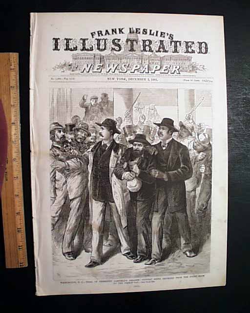 CHARLES J. GUITEAU James A. Garfield Assassination TRIAL Prints 1881 Newspaper eBay