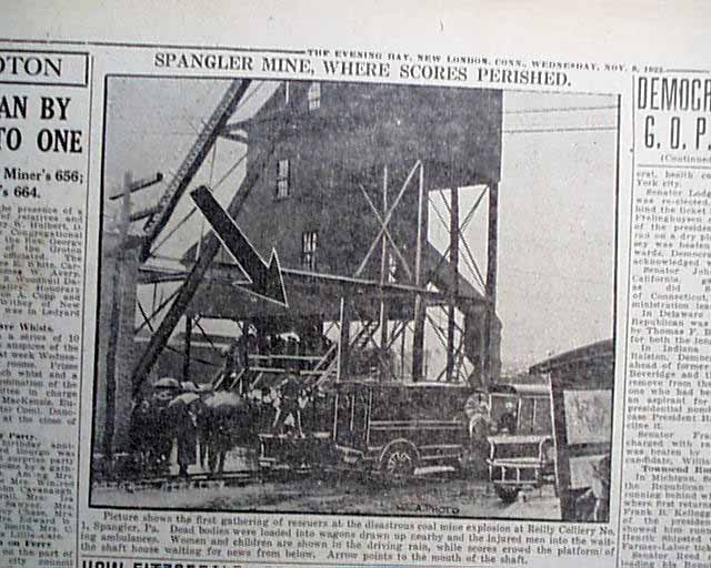 Spangler Pennsylvania Mine Disaster...