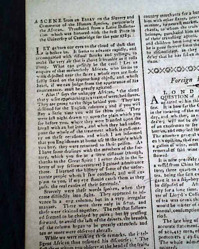 Essay on slavery