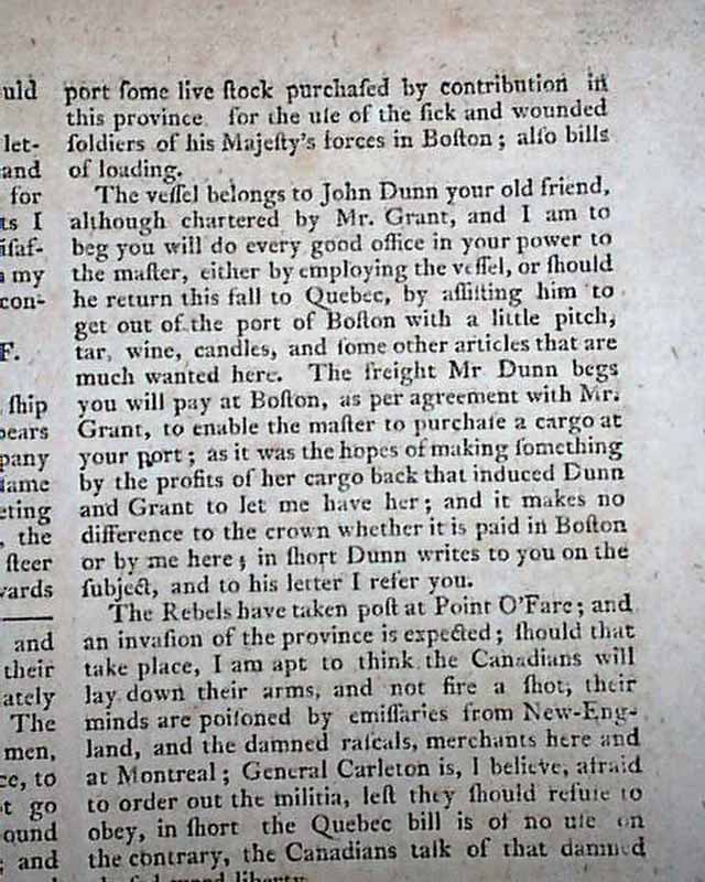 REVOLUTIONARY WAR Battle of Bunker Hill Lexington & Concord 1775 Old