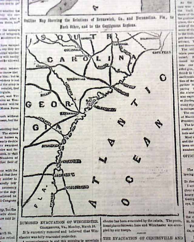 MONITOR vs. MERRIMACK Ironclads Naval Battle & 3 MAPS 1862 Civil War