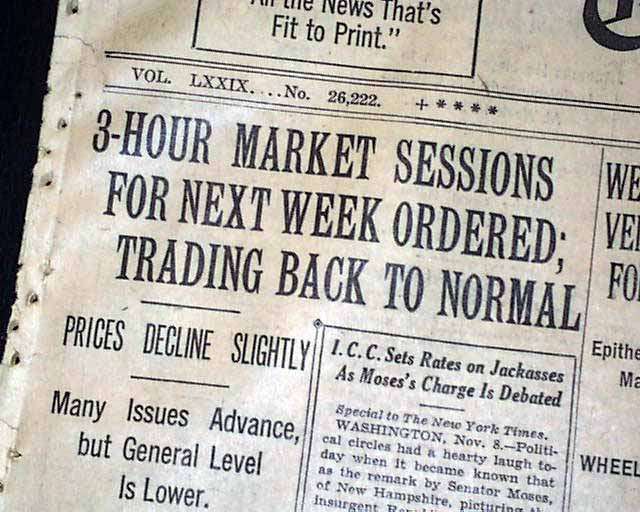 description stock market crash of 1929