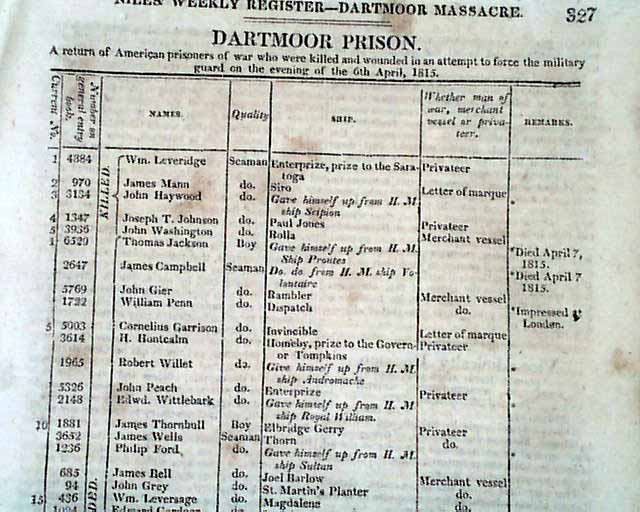 Great issue on the Dartmoor prison massacre...