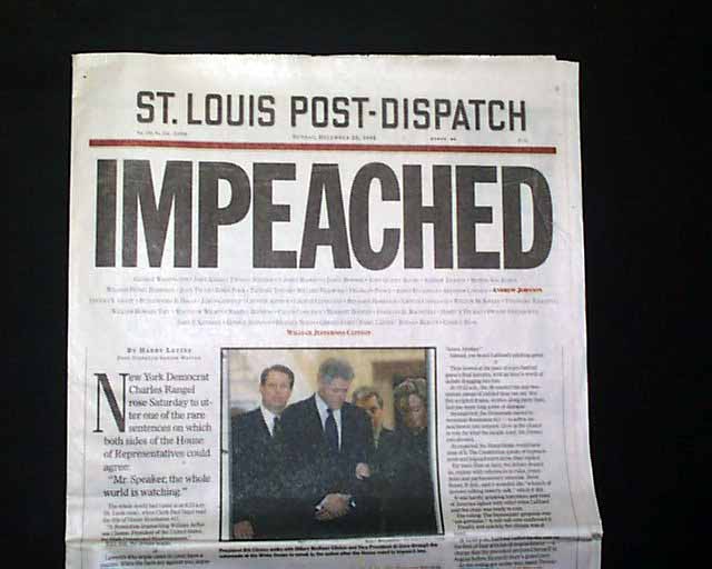President Clinton impeached... - 0