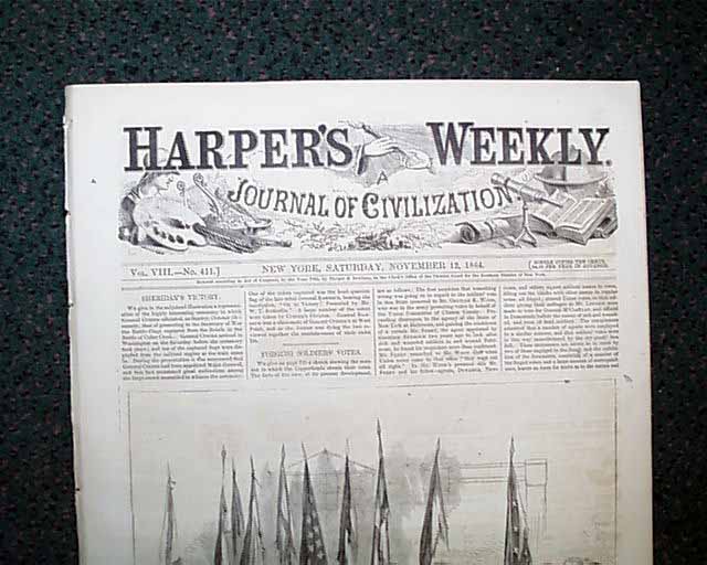 Harper's Weekly Civil War Era Newspaper with Portfolio eBay