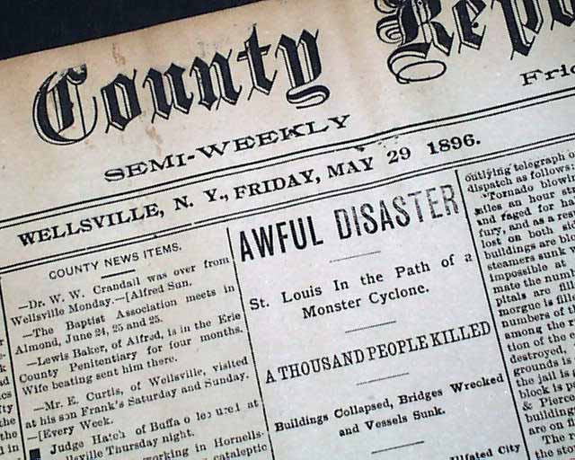 1896 East St. Louis, Missouri tornado disaster... - 0