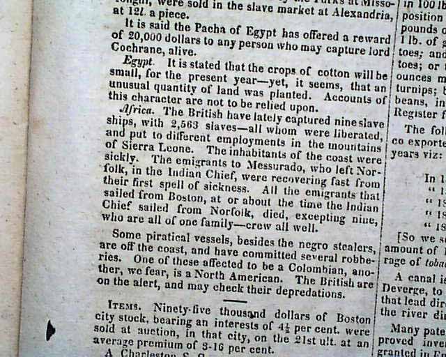 Texas and slavery... Washington... Slaves set free