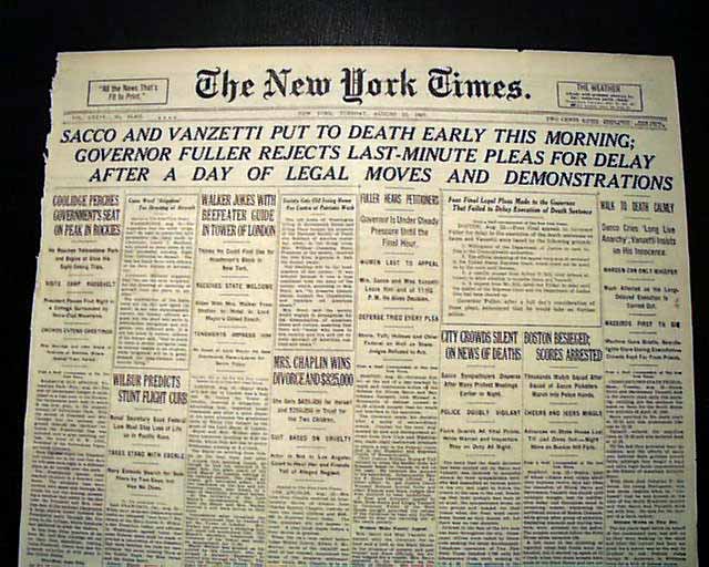 sacco and vanzetti trial essay Sacco and vanzetti essaysthe case of nicola sacco and bartolomeo vanzetti was not about the justice system blaming them for murdering two people, but rather how the justice system murdered two people and got away with it throughout the trial the public withdrew from their anti-radical thinking to. sacco and vanzetti trial essay Sacco and vanzetti essaysthe case of nicola sacco and bartolomeo vanzetti was not about the justice system blaming them for murdering two people, but rather how the justice system murdered two people and got away with it throughout the trial the public withdrew from their anti-radical thinking to.