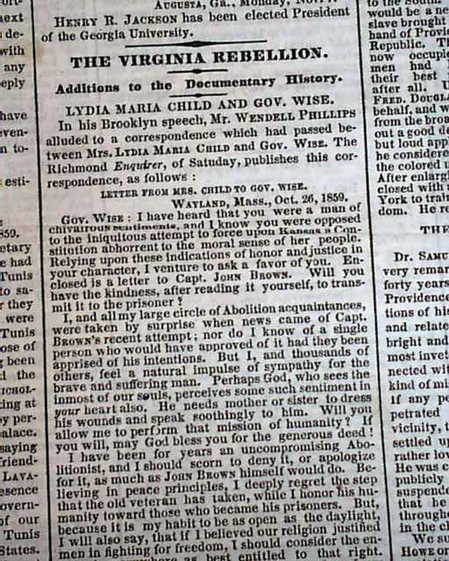 an analysis of the new york times article on the raid on harpers ferry in 1859 The new york times • usa today from the end of postwar reconstruction in the south to an analysis of the rise john brown's raid on harpers ferry was a. an analysis of the new york times article on the raid on harpers ferry in 1859 The new york times • usa today from the end of postwar reconstruction in the south to an analysis of the rise john brown's raid on harpers ferry was a.