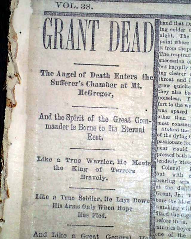 ulysses s grant death