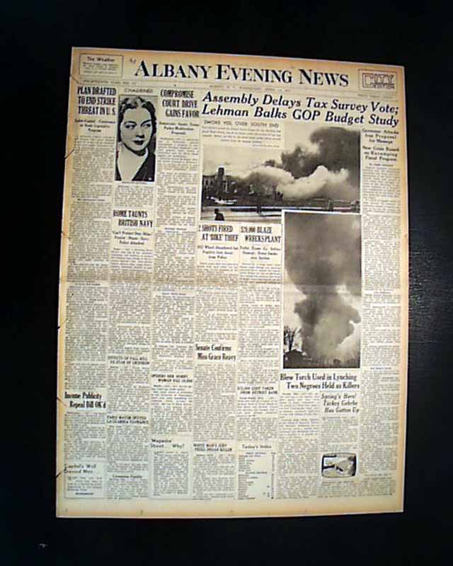 DUCK HILL MS Mississippi Negroes Lynchings Bootjack McDaniels 1937 Old Newspaper eBay