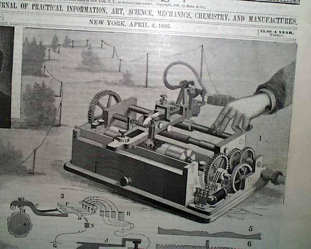 Early fax machine...