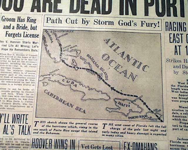 Okeechobee hurricane....