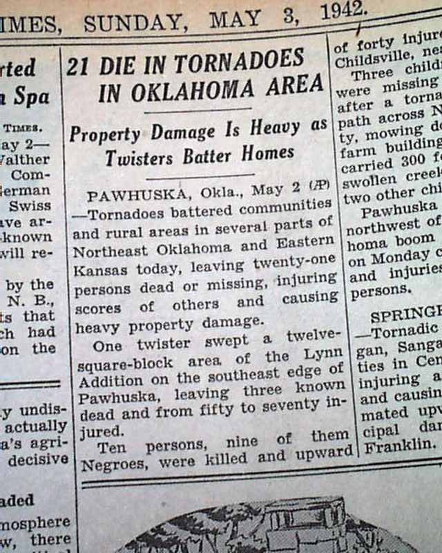 Pawhuska & Turley OK tornadoes....
