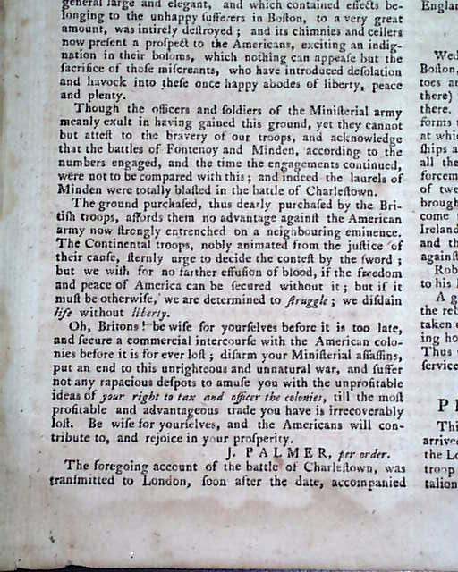 the significance of battle of bunker After lexington and concord, a new england army consisting of troops of various colonies gathered at boston in june 1775 warran, putuam and prescott were. the significance of battle of bunker After lexington and concord, a new england army consisting of troops of various colonies gathered at boston in june 1775 warran, putuam and prescott were.