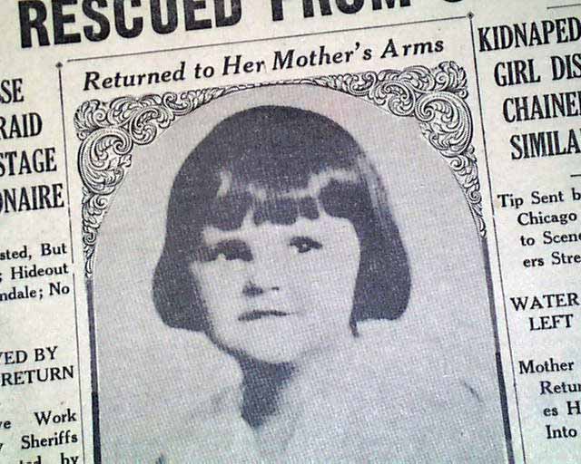 JUNE ROBLES Found Alive in Desert Cage 1934 Newspaper *