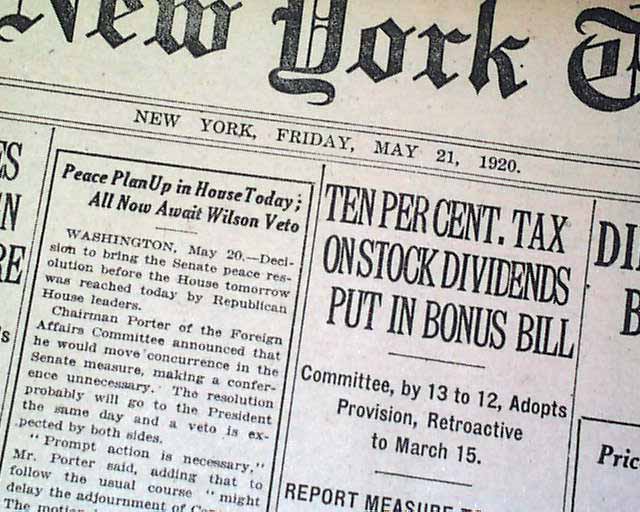 1920 Old Newspaper BATTLE OF MATEWAN Mingo County WV Coal Miners Sid