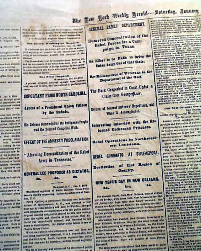 WEST VIRGINIA Civil War Map Moorefield 1864 Newspaper * eBay