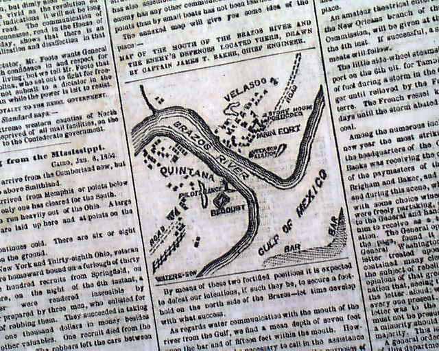 WEST VIRGINIA Civil War Map Moorefield 1864 Newspaper * eBay