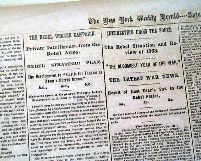 WEST VIRGINIA Civil War Map Moorefield 1864 Newspaper * eBay