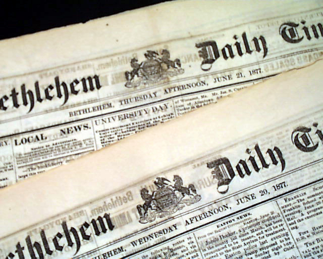 Hanging of the Molly Maguires...