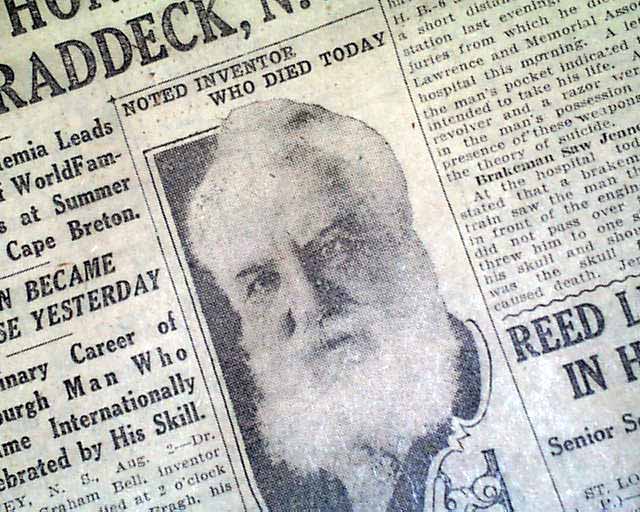 ALEXANDER GRAHAM BELL BORN AND DIED - Wroc?awski Informator Internetowy