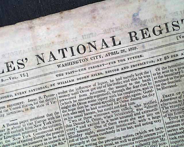 Invention of Photography DAGUERREOTYPE 1839 Newspaper *