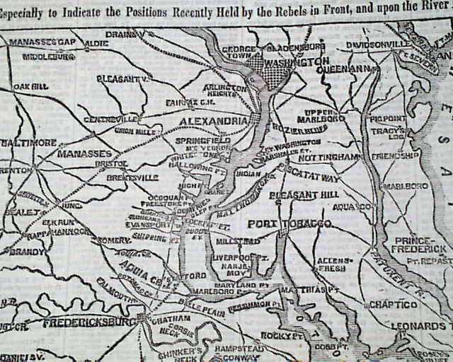 Rare NEW MEXICO Civil War & Virginia POUND GAP Kentucky MAPS 1862