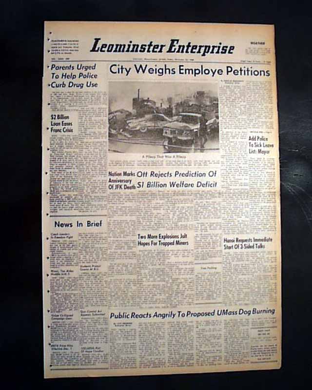 FARMINGTON & Mannington WV West Virginia Coal Mine DISASTER 1968 Old