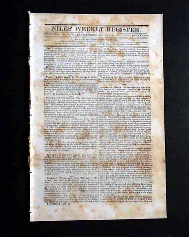 "CORN" TASSEL Cherokee Indian Execution Hanging 1831