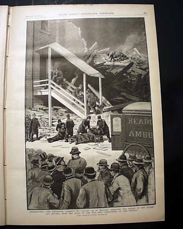 OKLAHOMA LAND RUSH Sooners Boomers & Reading PA Tornado PRINTS 1889