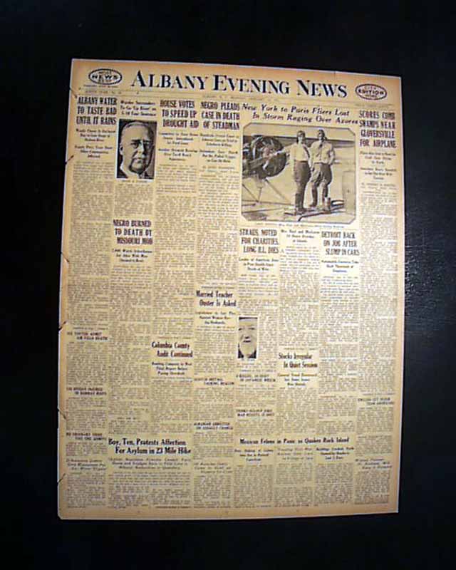 MARYVILLE MO Missouri Raymond Gunn NEGRO Schoolhouse Lynching 1931 Old