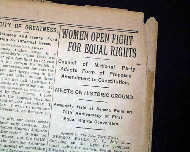 the equal rights amendment